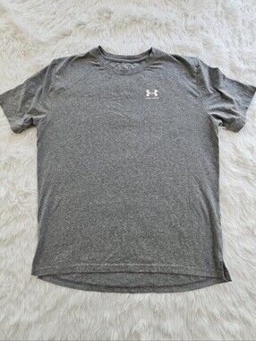 YXL Under Armour Plain Grey Tee
